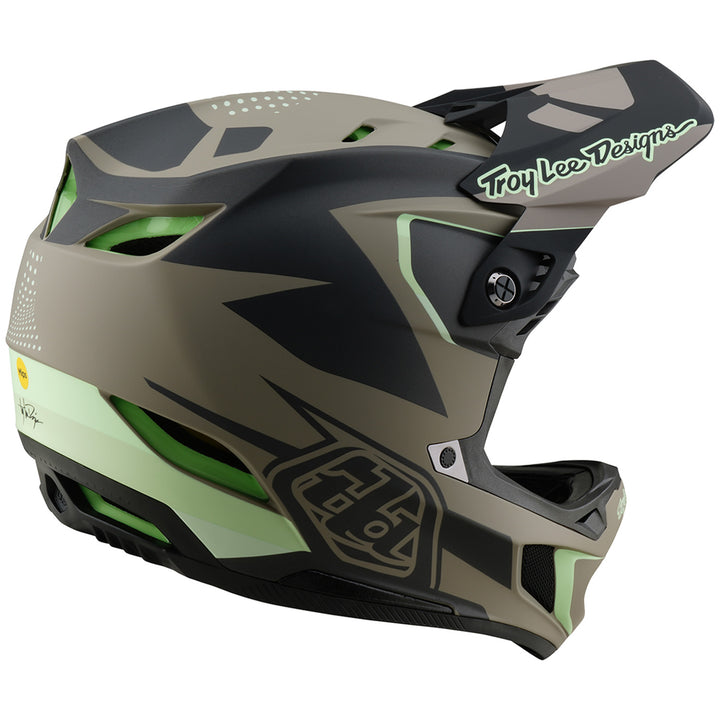 Troy Lee Designs D4 Composite MIPS Bike Helmet Optic Timber