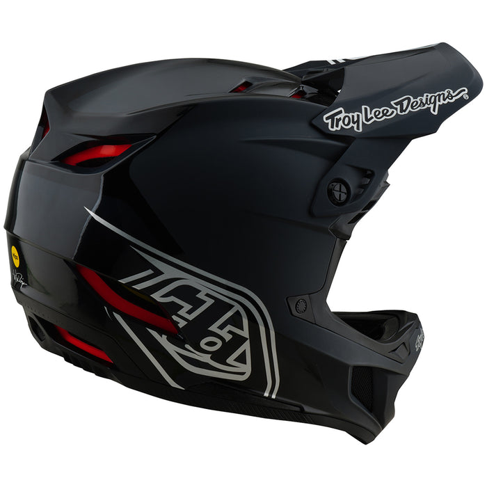 Troy Lee Designs D4 Polyacrylite MIPS Bike Helmet Shadow Black