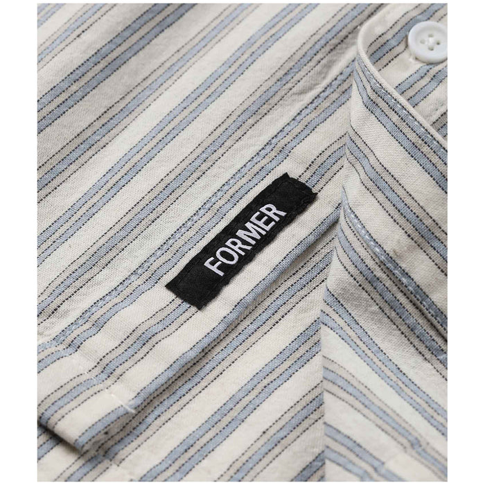 Former Reynolds Stripe Short-Sleeve Shirt - Men's Bone