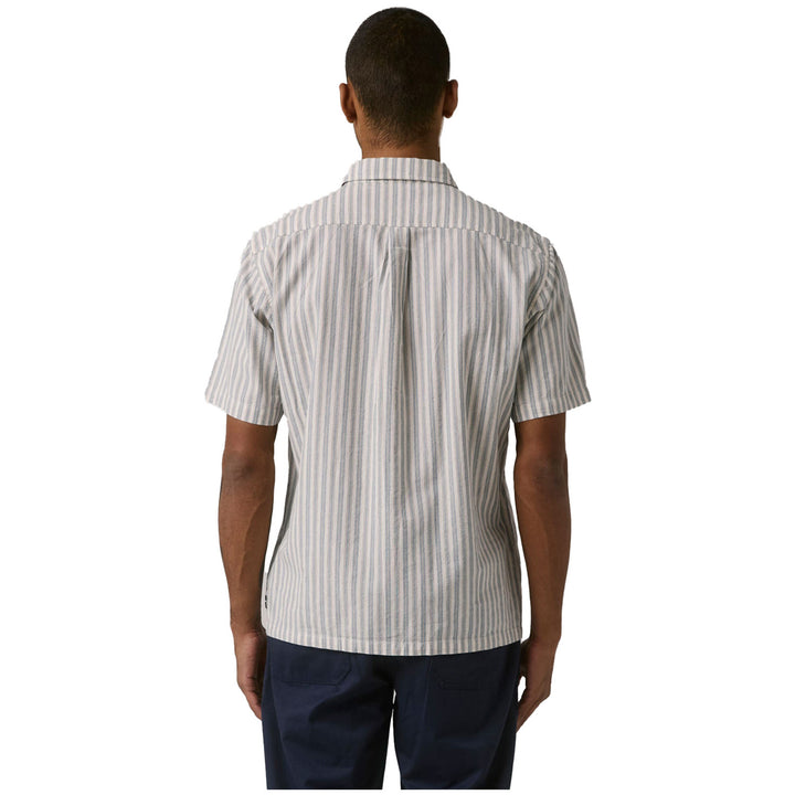 Former Reynolds Stripe Short-Sleeve Shirt - Men's Bone