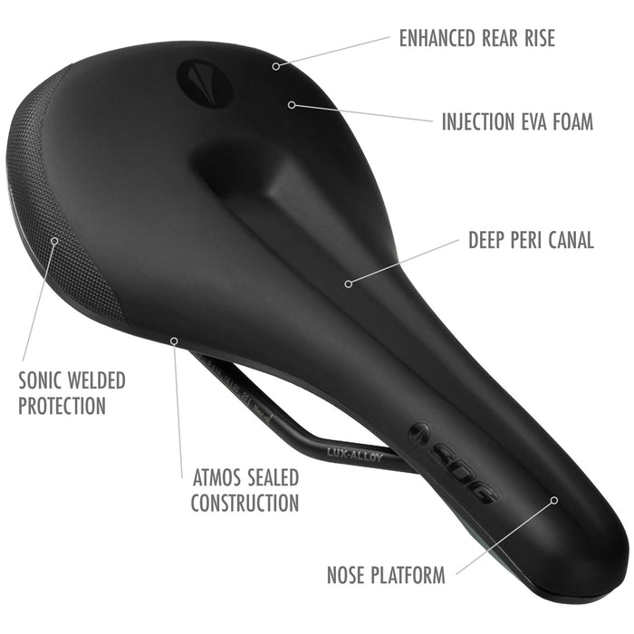 SDG Bel-Air V3 MAX Steel Saddle Black/Black