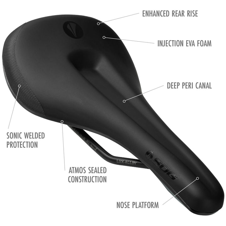 SDG Bel-Air V3 MAX Steel Saddle Black/Black
