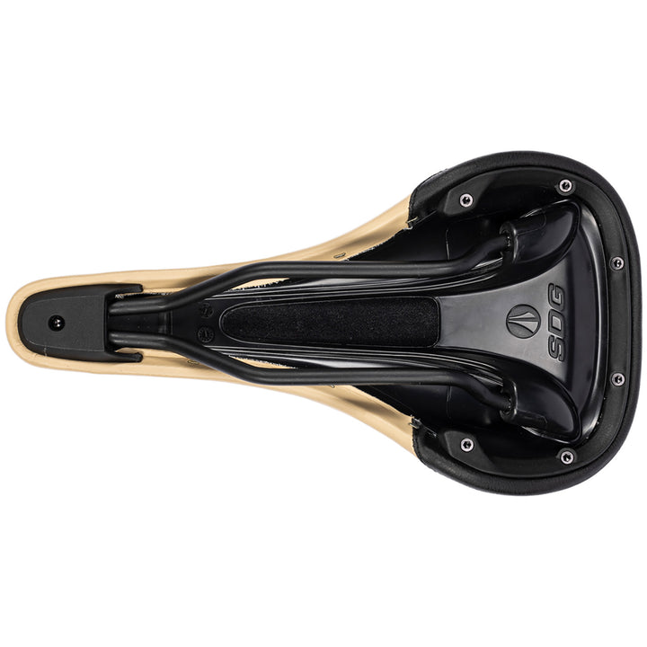 SDG Bel-Air V3 Sensus Lux-Alloy Saddle Cream Microfiber Top w/Diamond Stitching