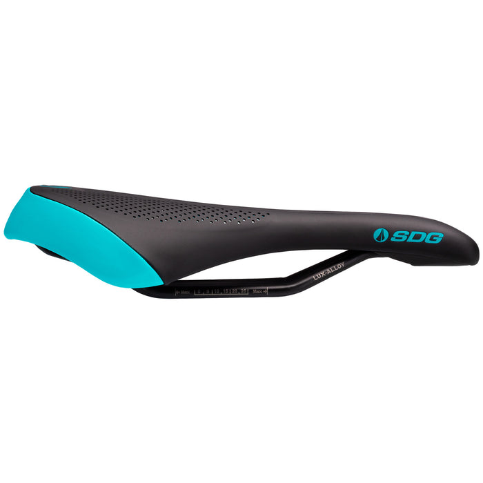 SDG Allure V2 Lux-Alloy Saddle - Women's Black/Turquoise