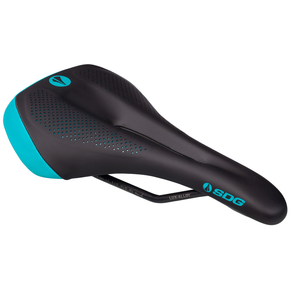 SDG Allure V2 Lux-Alloy Saddle - Women's Black/Turquoise