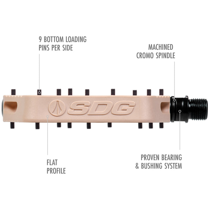 SDG Comp Pedals Tan