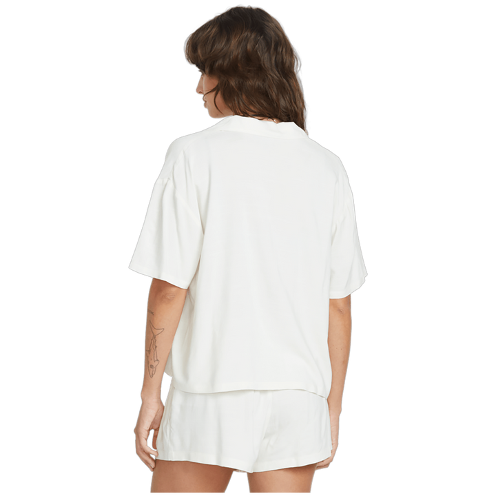 Volcom Sun Stunner Short-Sleeve Shirt - Women's Bone