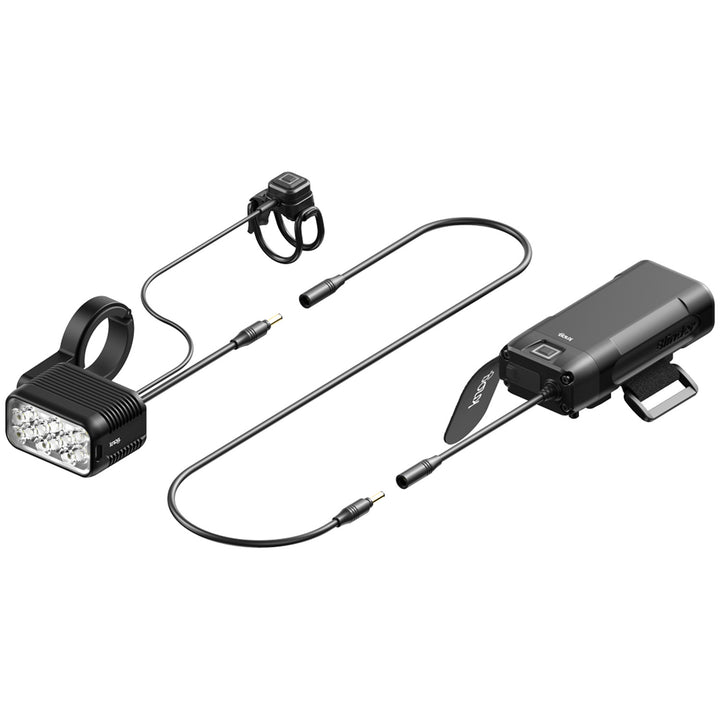 Knog Blinder X 2300 Front Bike Light + 10,000 mAh Battery Black