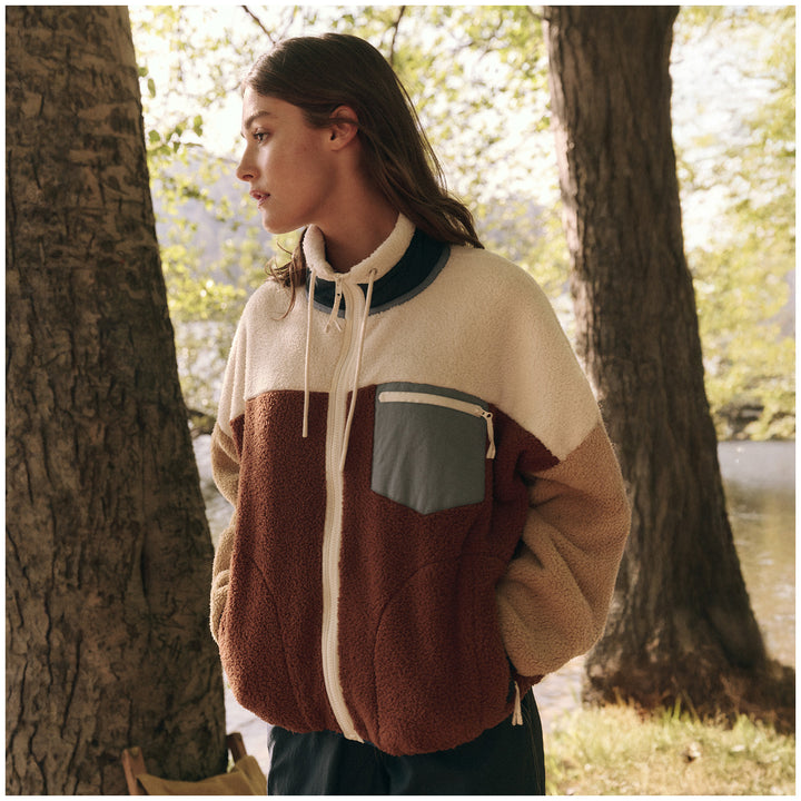 The Great Outdoors The Plush Terrain Full-Zip Up - Women's Oakwood Colorblock