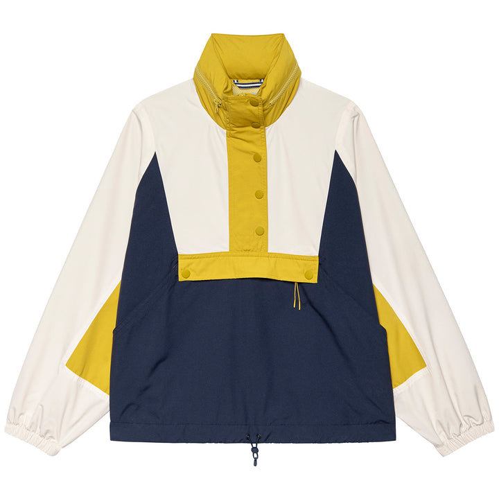 The Great Outdoors The Crestline Pullover - Women's Navy & Sunshine Colorblock