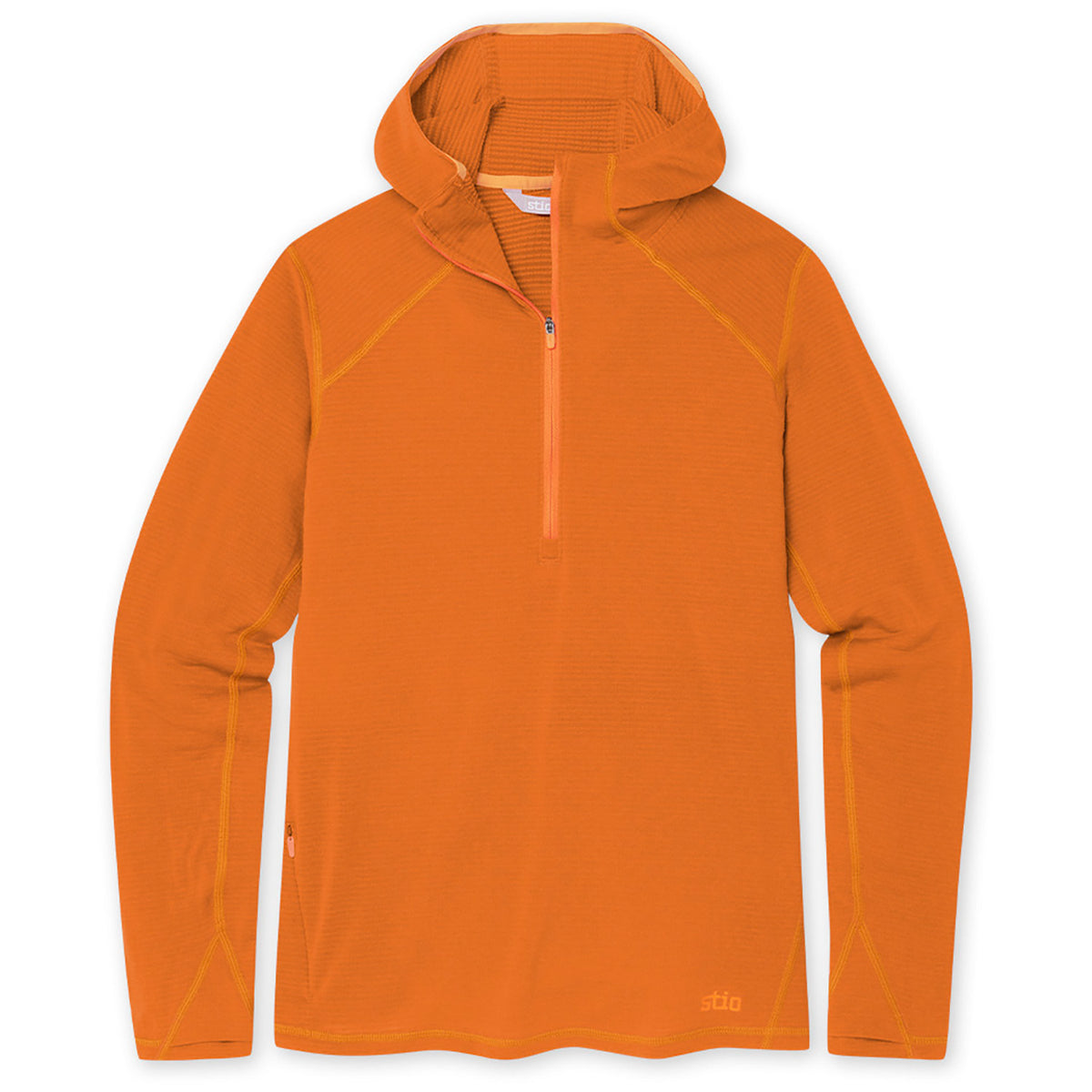 Stio Trax Power Grid Half-Zip Hoodie - Women's Bonfire