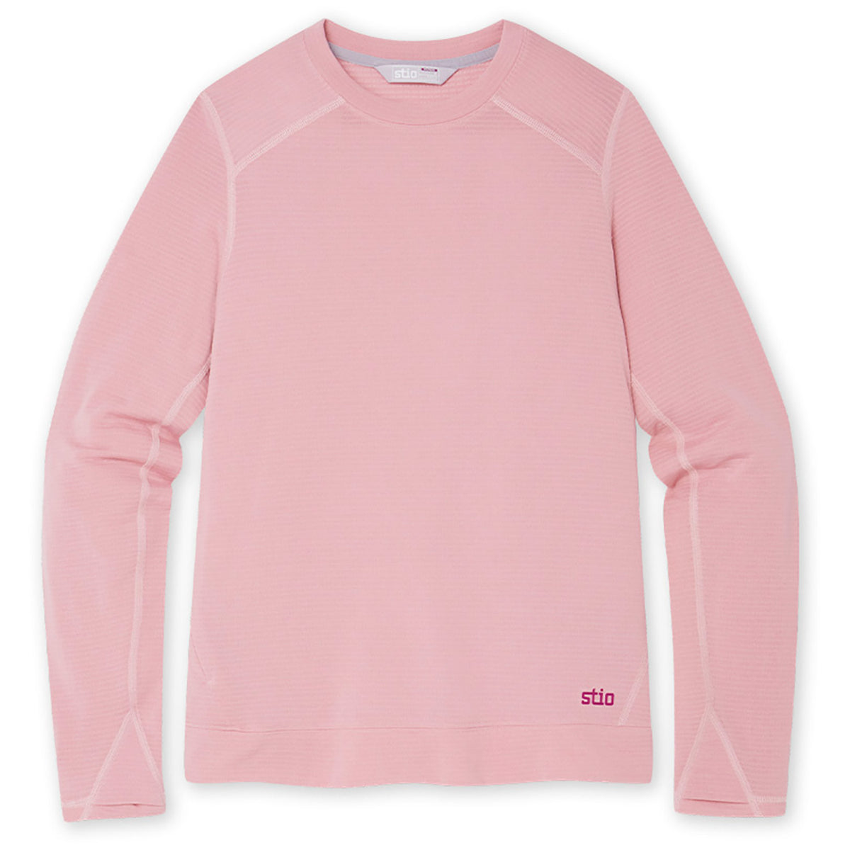 Stio Trax Power Grid Crew - Women's Rustic Rose