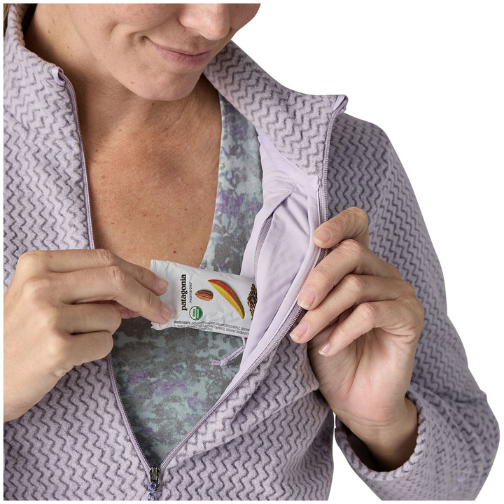 Patagonia R1 Air Zip Neck Top - Women's Foxglove Purple