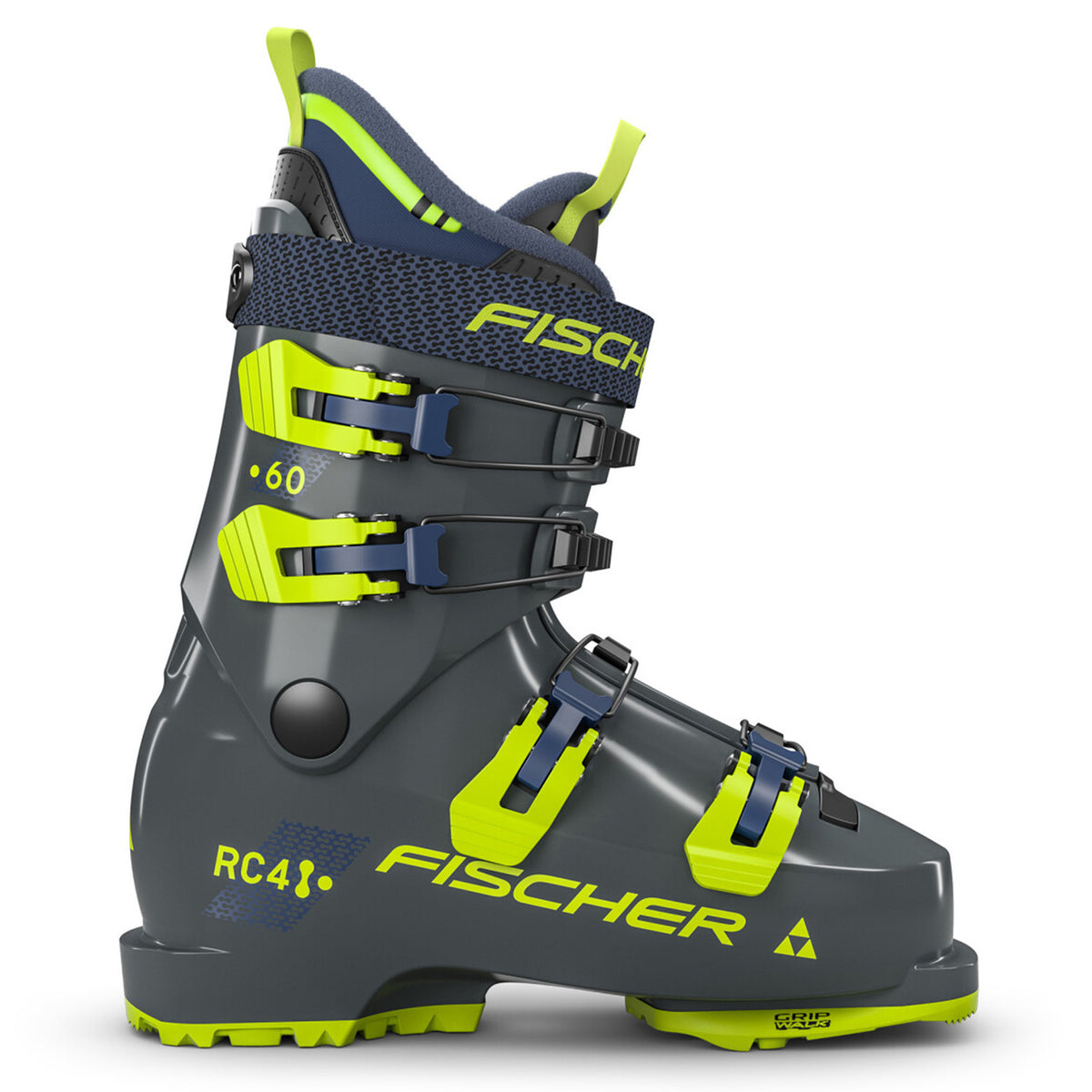 Fischer RC4 60 Jr Ski Boots - Kids' 2025 Rhino Grey