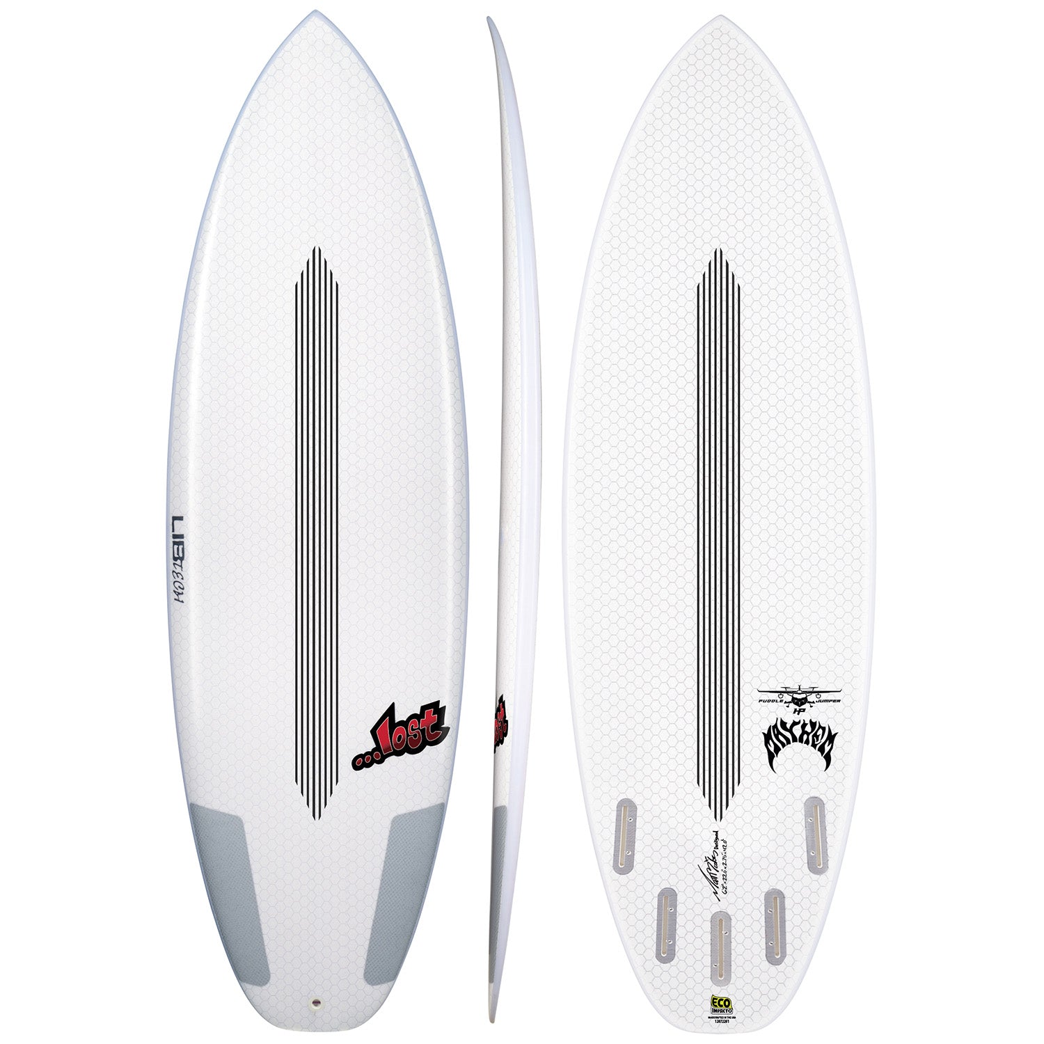 サーフィン・ボディボード LIBTECH Lost Paddle Jumper HP 5'6 Lib Tech x Lost Puddle Jumper HP Surfboard – evo