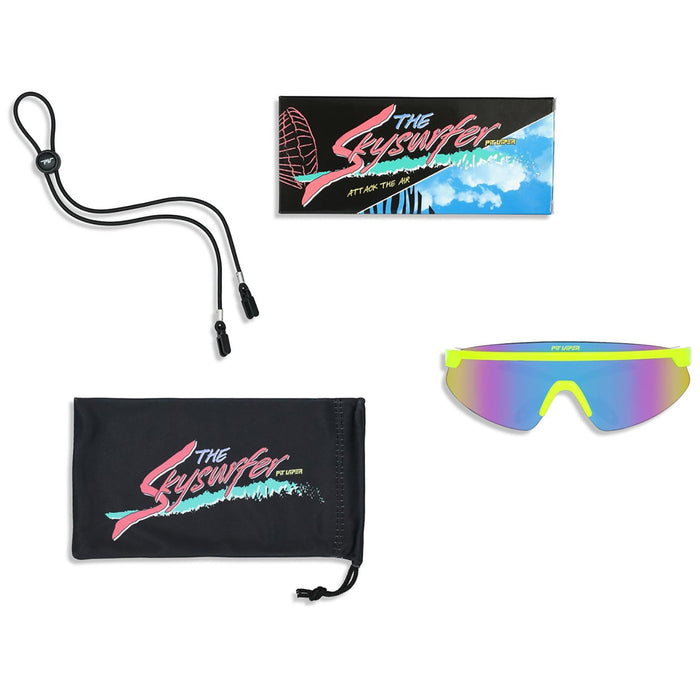 Pit Viper The Skysurfer Sunglasses Sludge HDPV Polarized Blue-Purple
