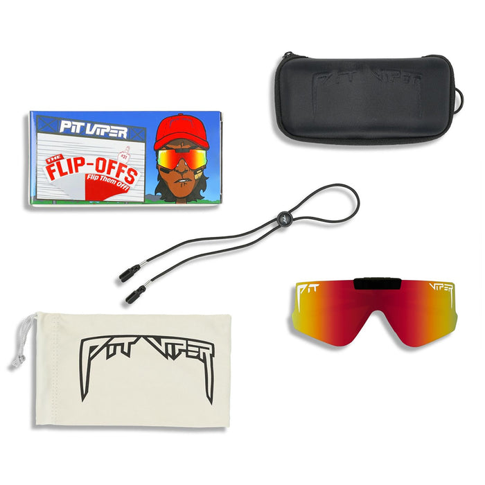 Pit Viper The Flip-Offs Sunglasses Exec HDPV Polarized Rainbow