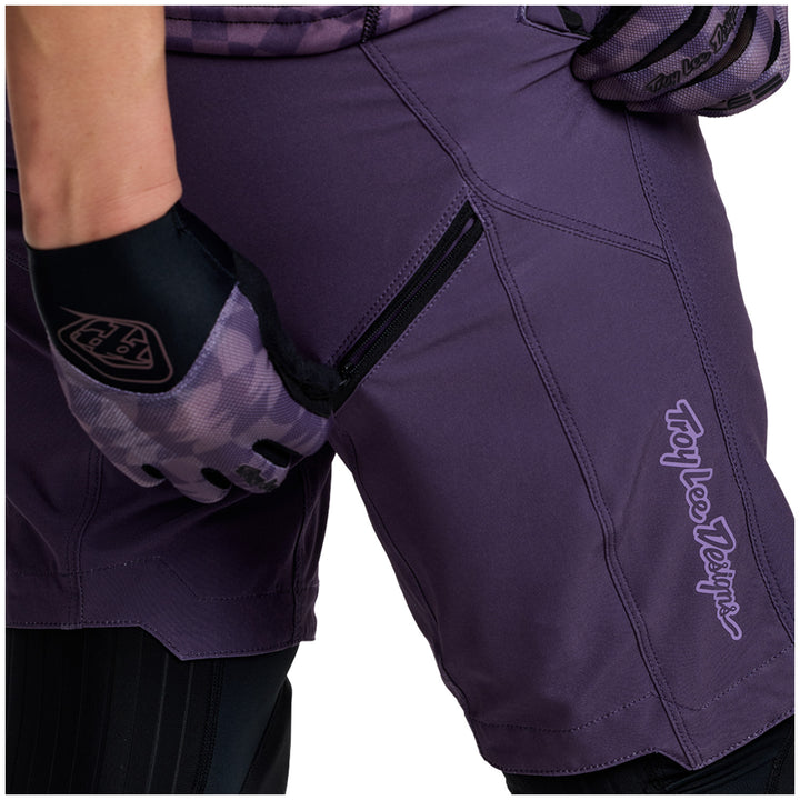 Troy Lee Designs Lilium Shell Shorts - Women's Deep Purple