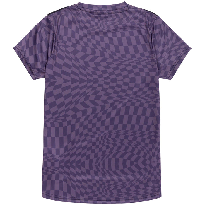 Troy Lee Designs Lilium Short-Sleeve Jersey - Women's Twisted Checkers Deep Purple