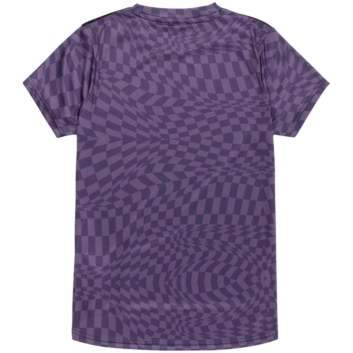 Troy Lee Designs Lilium Short-Sleeve Jersey - Women's Twisted Checkers Deep Purple