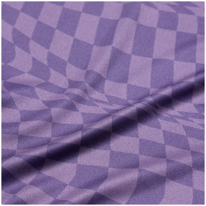 Troy Lee Designs Lilium Short-Sleeve Jersey - Women's Twisted Checkers Deep Purple
