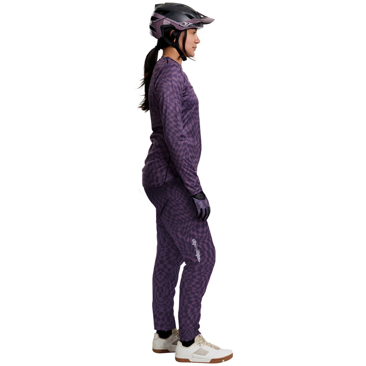Troy Lee Designs Lilium Pants - Women's Twisted Checkers Purple