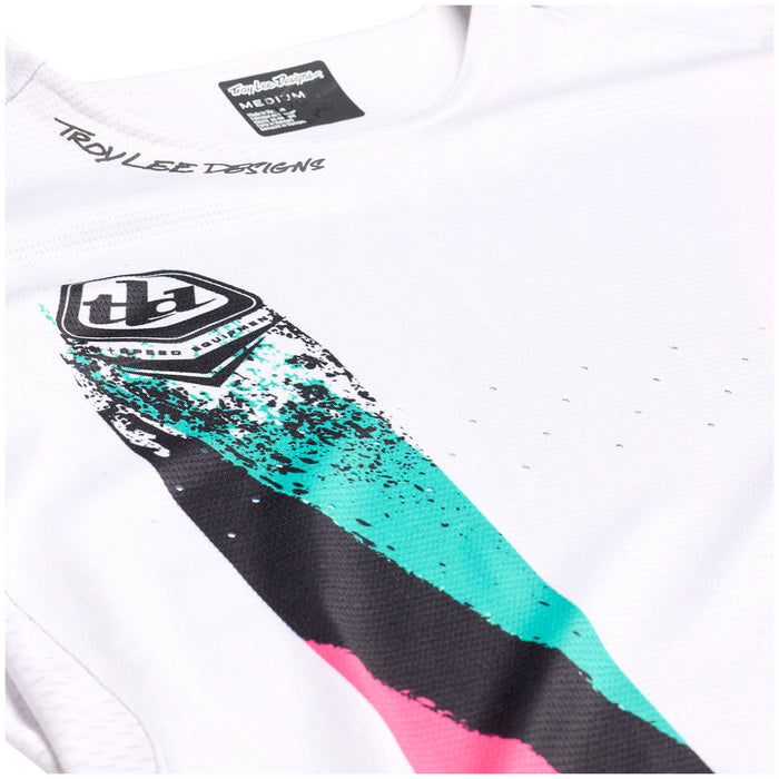 Troy Lee Designs Sprint Jersey Full Pull Chalk