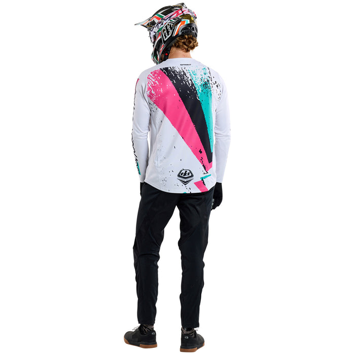 Troy Lee Designs Sprint Jersey Full Pull Chalk