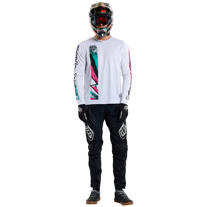 Troy Lee Designs Sprint Jersey Full Pull Chalk