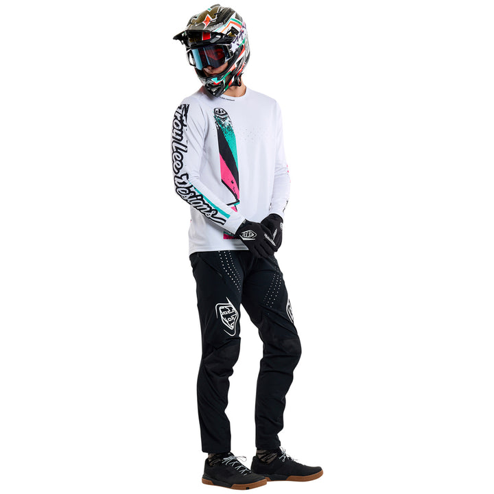 Troy Lee Designs Sprint Jersey Full Pull Chalk