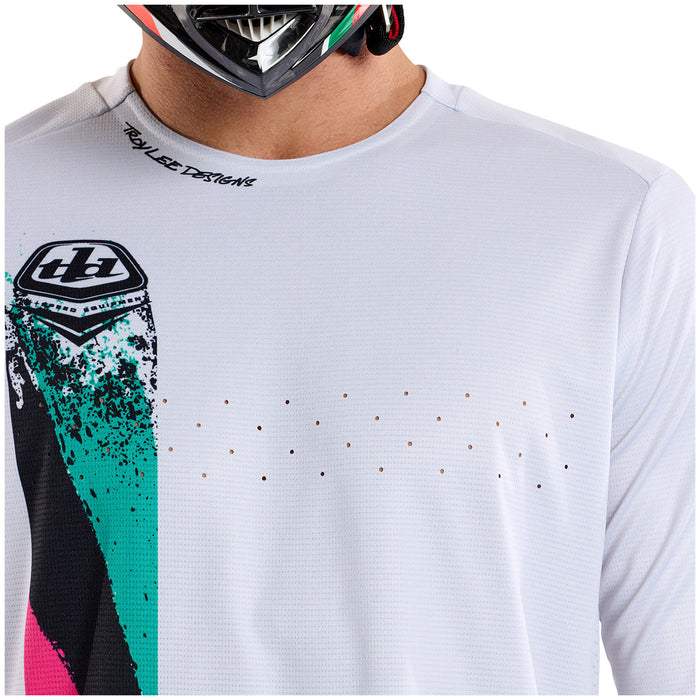 Troy Lee Designs Sprint Jersey Full Pull Chalk