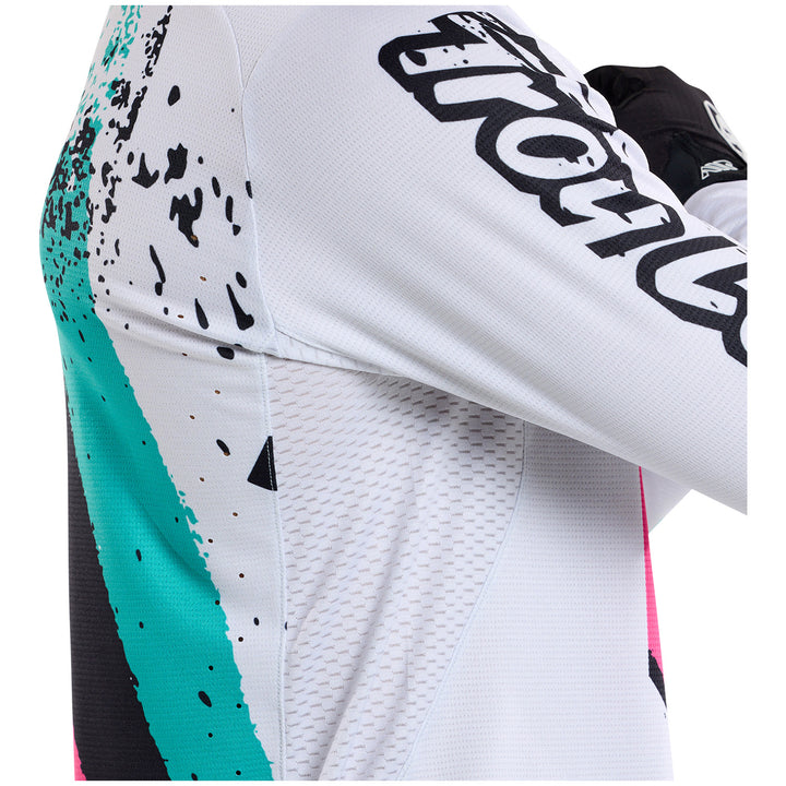 Troy Lee Designs Sprint Jersey Full Pull Chalk