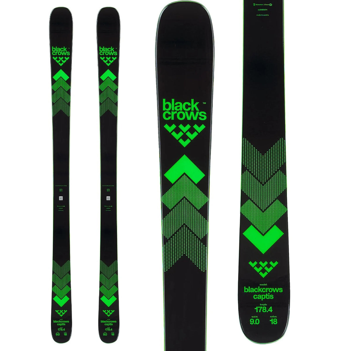 Black Crows Captis Skis - Blem 2025