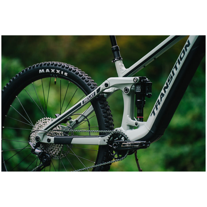 Transition Relay Alloy Deore E-Mountain Bike 2025 Sea Salt