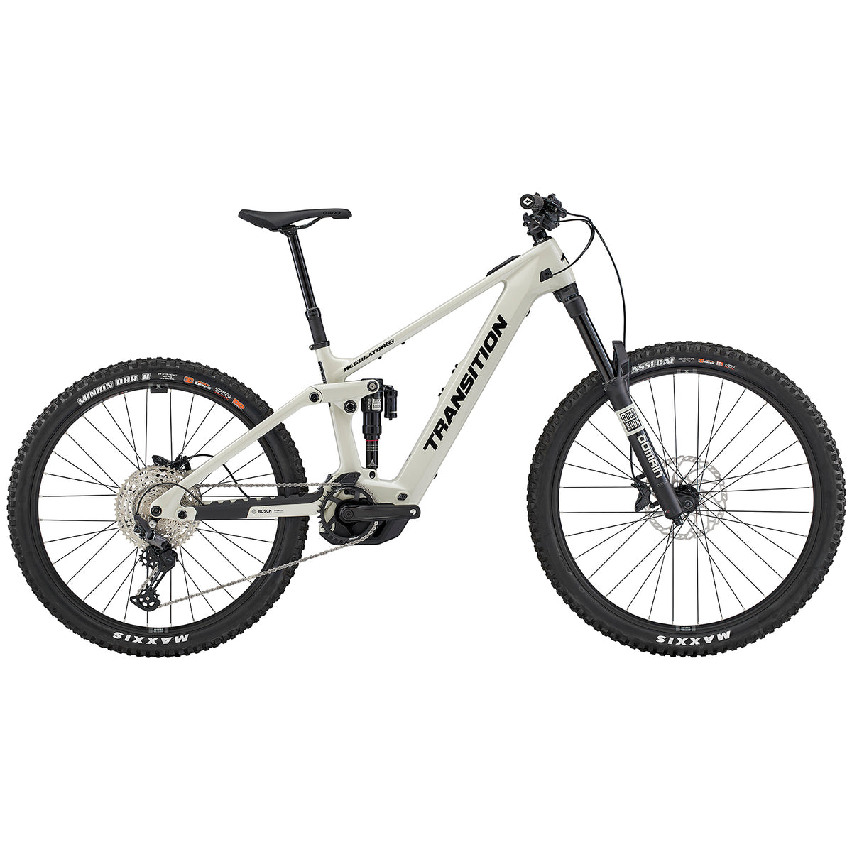 Transition Regulator CX Carbon Deore E-Mountain Bike 2025 Glacier White