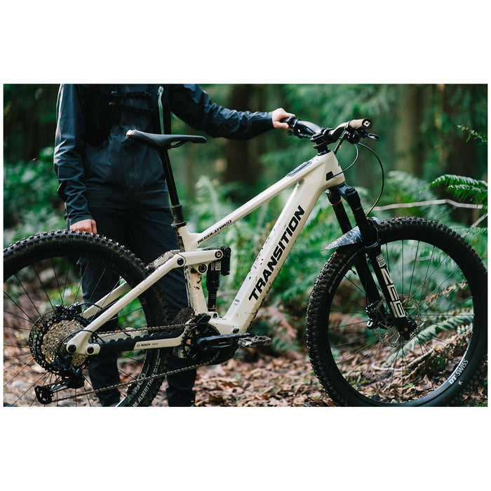 Transition Regulator CX Carbon XT E-Mountain Bike 2025 Glacier White