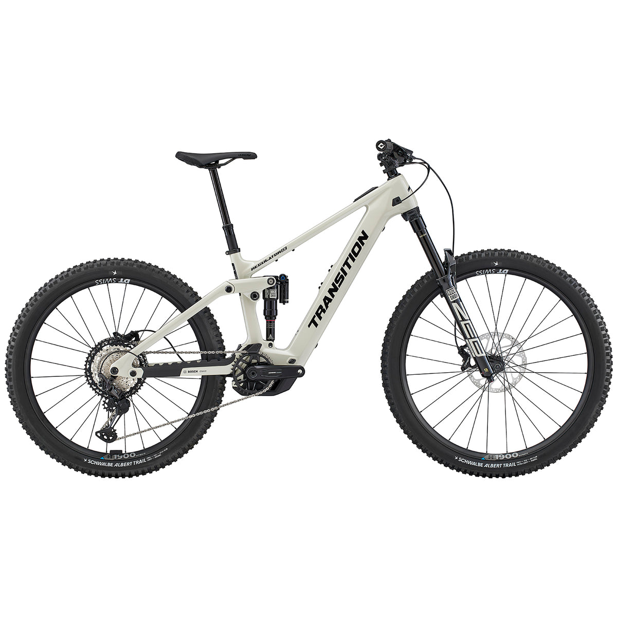 Transition Regulator CX Carbon XT E-Mountain Bike 2025 Glacier White