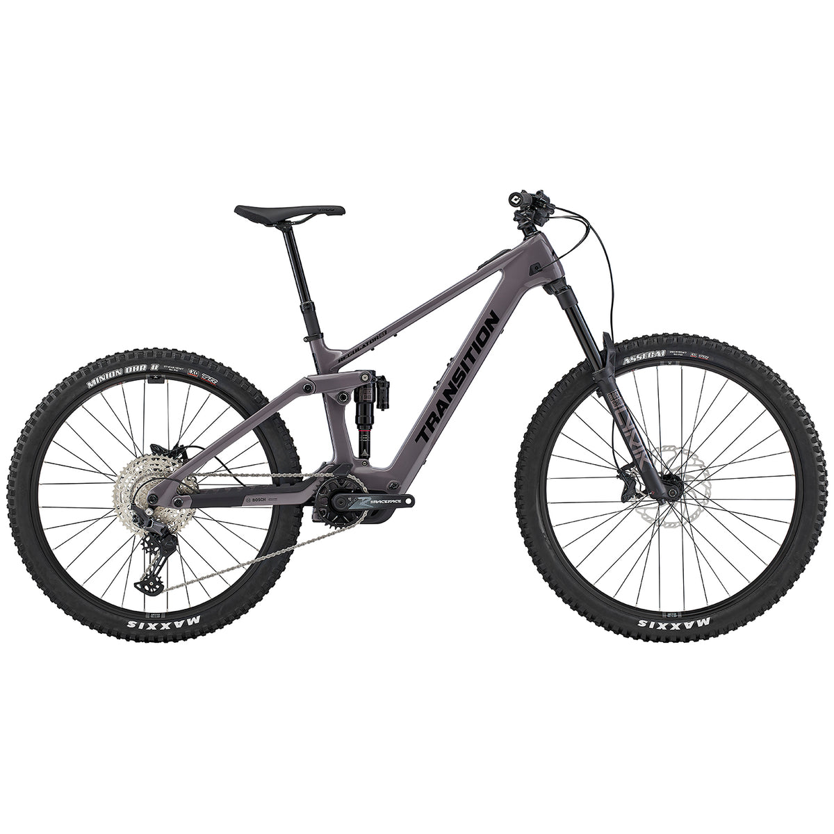 Transition Regulator SX Carbon Deore E-Mountain Bike 2025 Stormshadow Grey