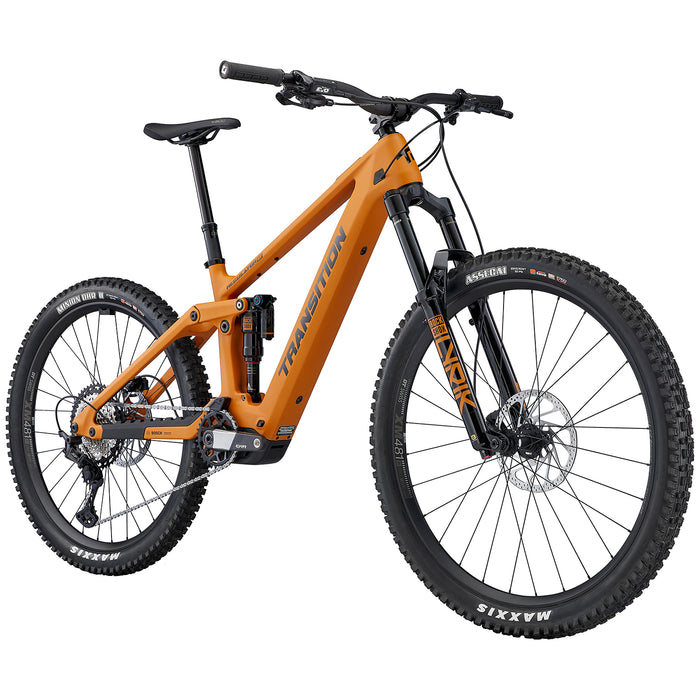Transition Regulator SX Carbon XT E-Mountain Bike 2025 Madrone Gold