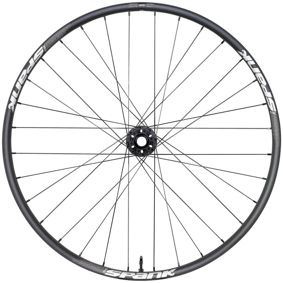 Spank 369 Front Wheel - 29" Black/White