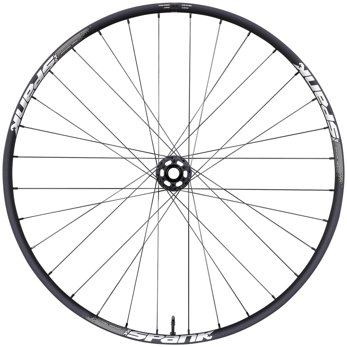 Spank 350 Front Wheel - 29" Black/White