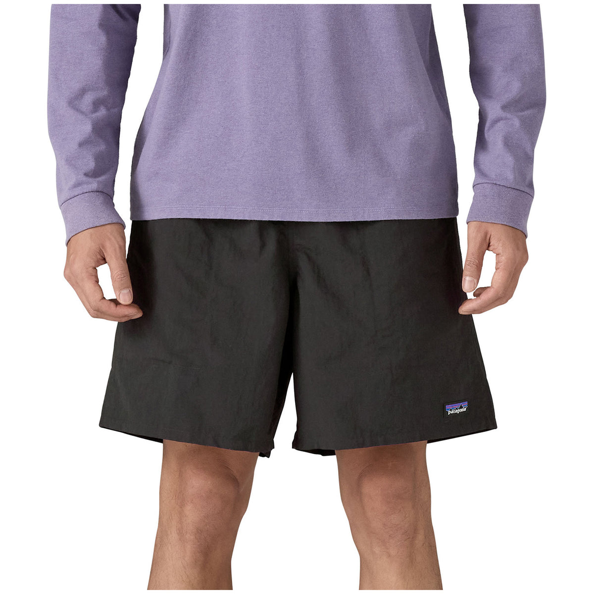 Patagonia Baggies 7" Shorts - Men's Black w/Black