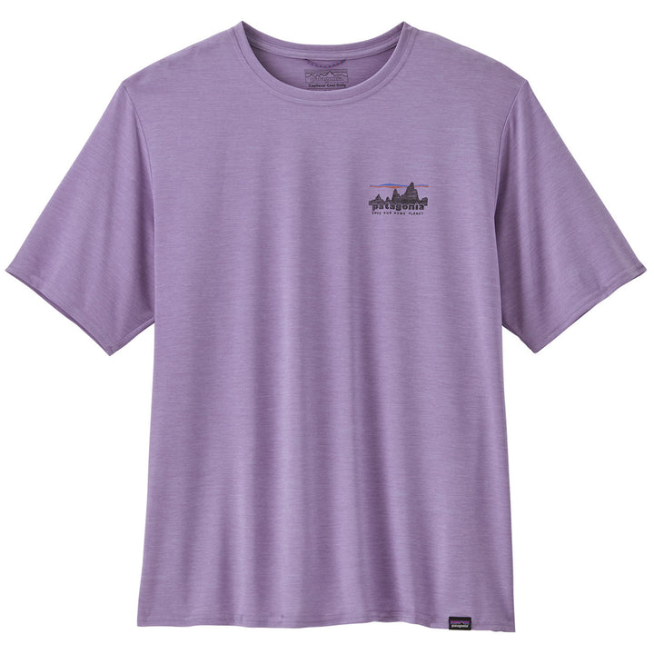 Patagonia Capilene® Cool Daily Graphic T-Shirt - Men's '73 Skyline: Concrete Purple X-Dye