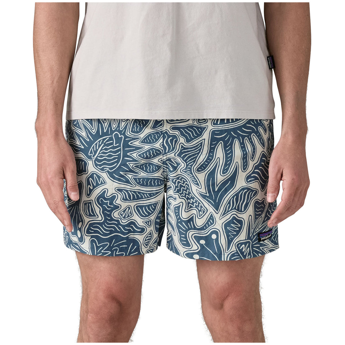 Patagonia Baggies 5" Shorts - Men's Bees and Flowers: Still Blue
