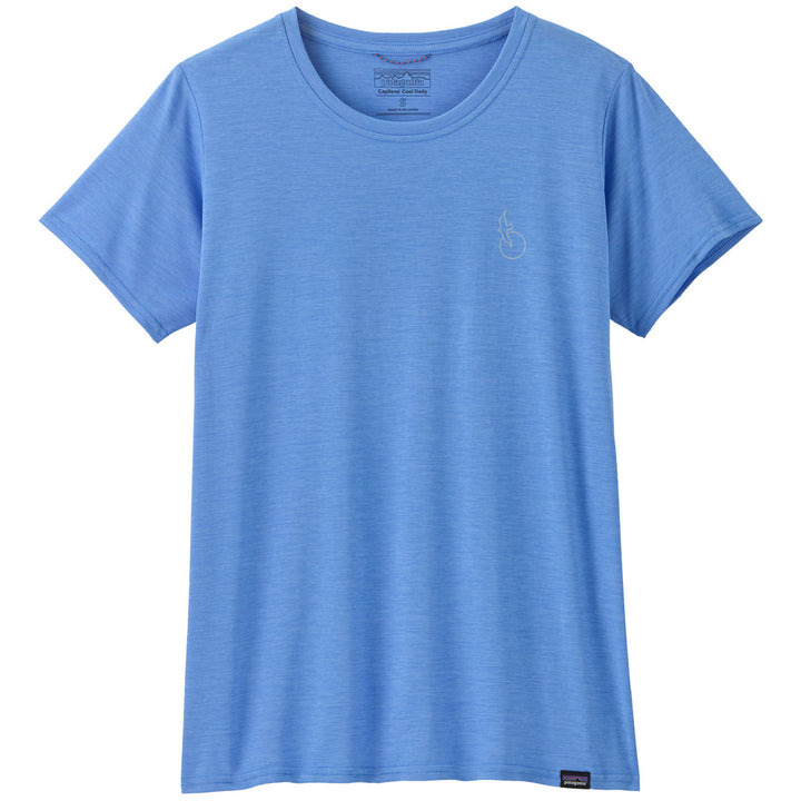 Patagonia Cap Cool Daily Graphic-Waters Shirt - Women's Swelldrifter: Abundant Blue X-Dye