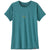 Patagonia Cap Cool Daily Graphic-Lands Shirt - Women's Berm Logo: Wetland Blue X-Dye