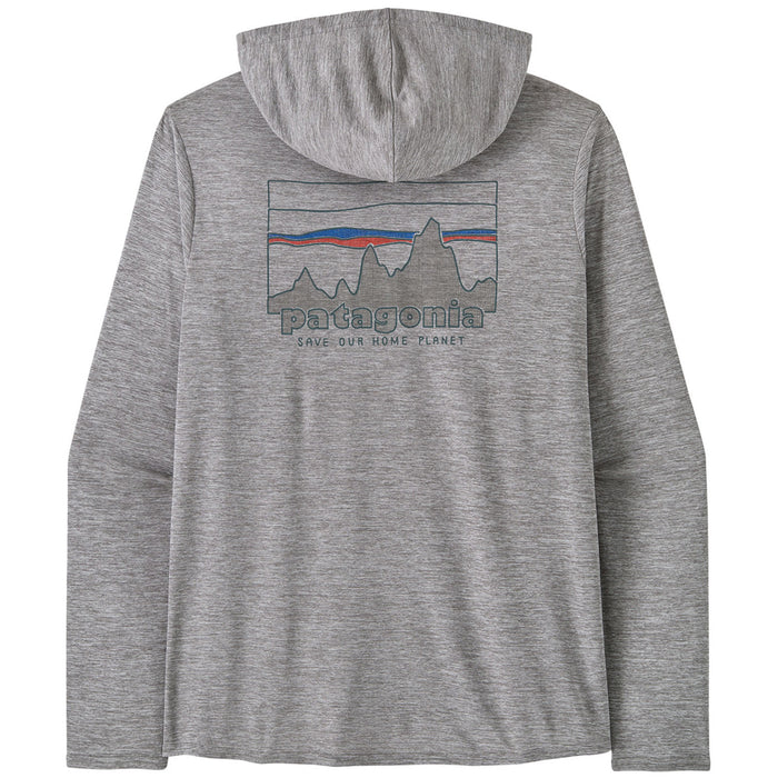 Patagonia Capilene® Cool Daily Graphic Hoodie - Men's '73 Skyline: Feather Grey