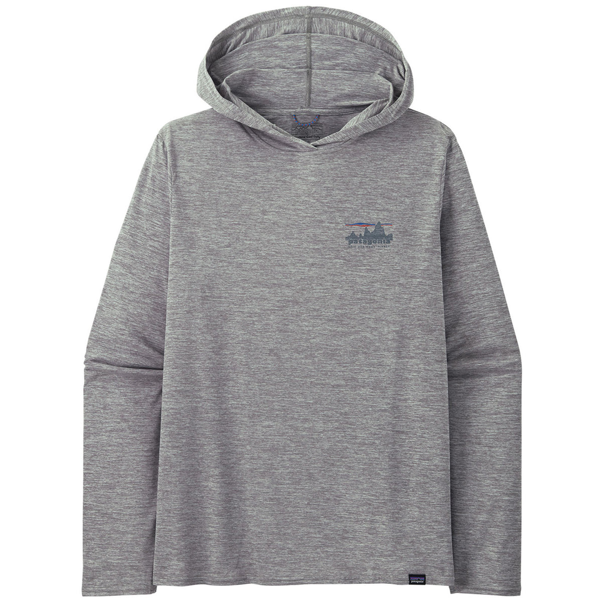Patagonia Capilene® Cool Daily Graphic Hoodie - Men's '73 Skyline: Feather Grey