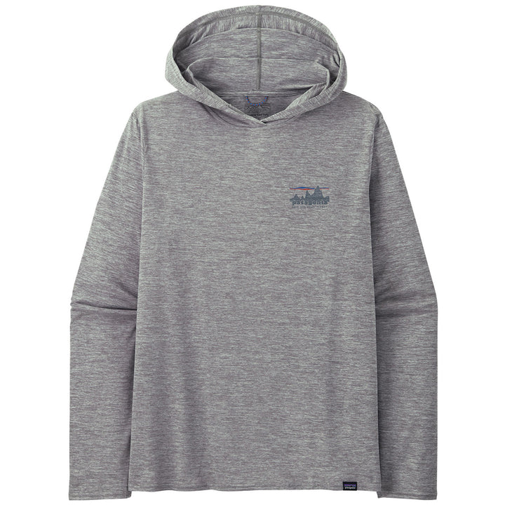 Patagonia Capilene® Cool Daily Graphic Hoodie - Men's '73 Skyline: Feather Grey