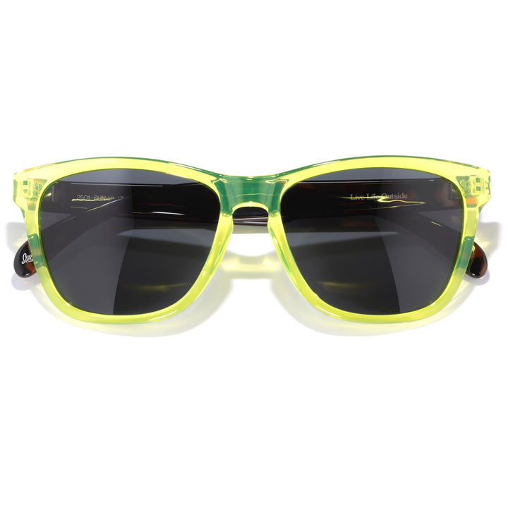 Sunski Headlands Sunglasses Lime/Tortoise Slate Polarized